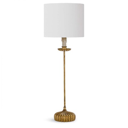 Regina Andrew Clove Stem Buffet Table Lamp With Natural Linen 13-1171